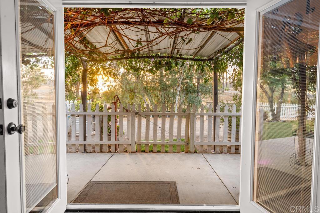 2043 Pamo Road Ramona, CA 92065 - Photo 35 of 63 a view of a door and a window