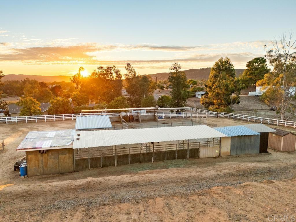 2043 Pamo Road Ramona, CA 92065 - Photo 44 of 63 a view of a swimming pool with an ocean view