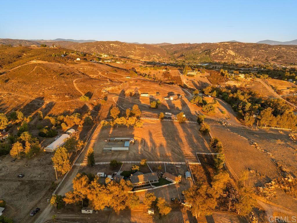 2043 Pamo Road Ramona, CA 92065 - Photo 63 of 63 an aerial view of residential houses with outdoor space