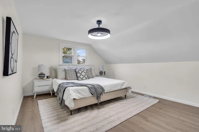 a view of a room with rack on the wall