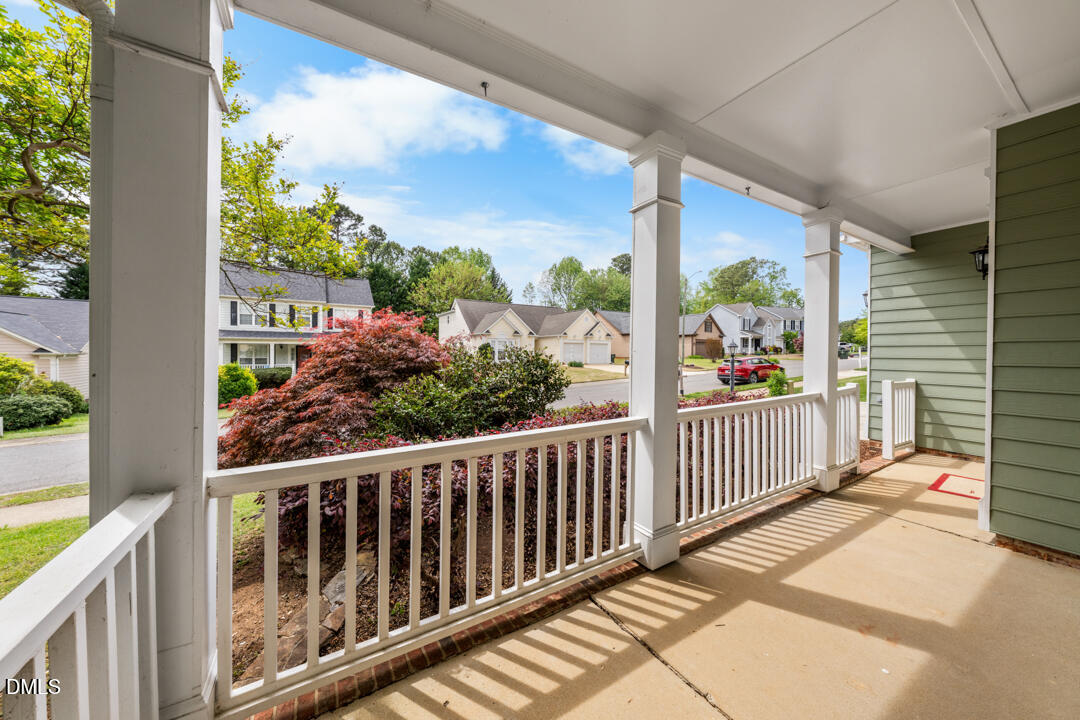 5324 Bartram Place Raleigh, NC 27617 - Photo 3 of 35 a balcony with street view