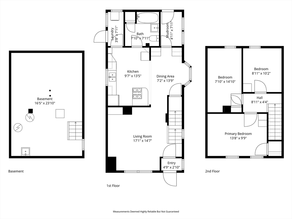 6 Cottage Street Lowell, MA 01852 - Photo 32 of 32 a picture of a floor plan