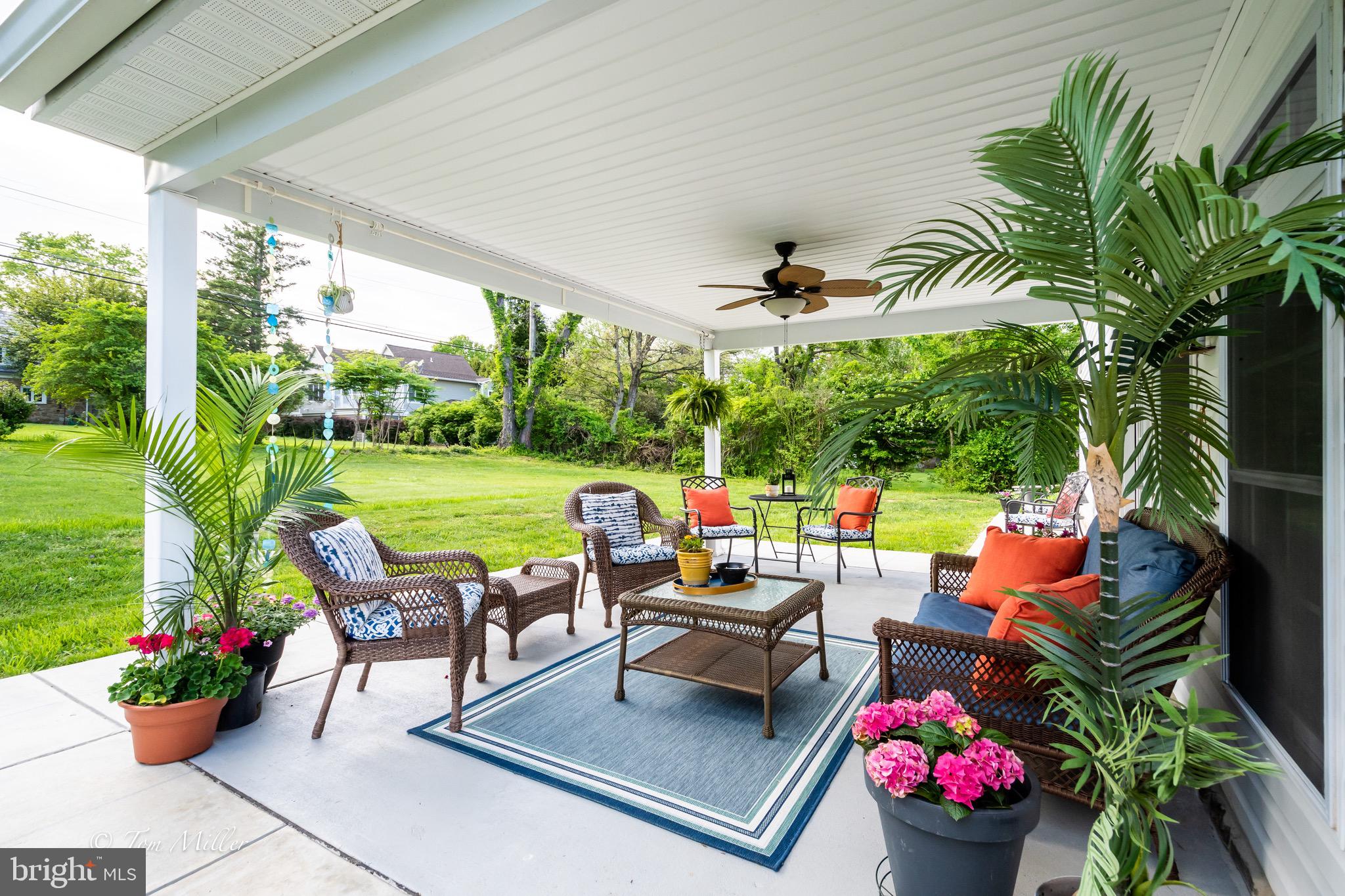 1204 Merediths Ford Road Towson, MD 21286 - Photo 43 of 49 Spectacular covered patio with ceiling fan