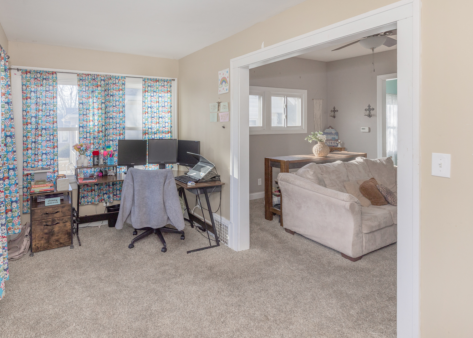 2330 38th Street Rock Island, IL 61201 - Photo 14 of 34 a living room with furniture and a large window