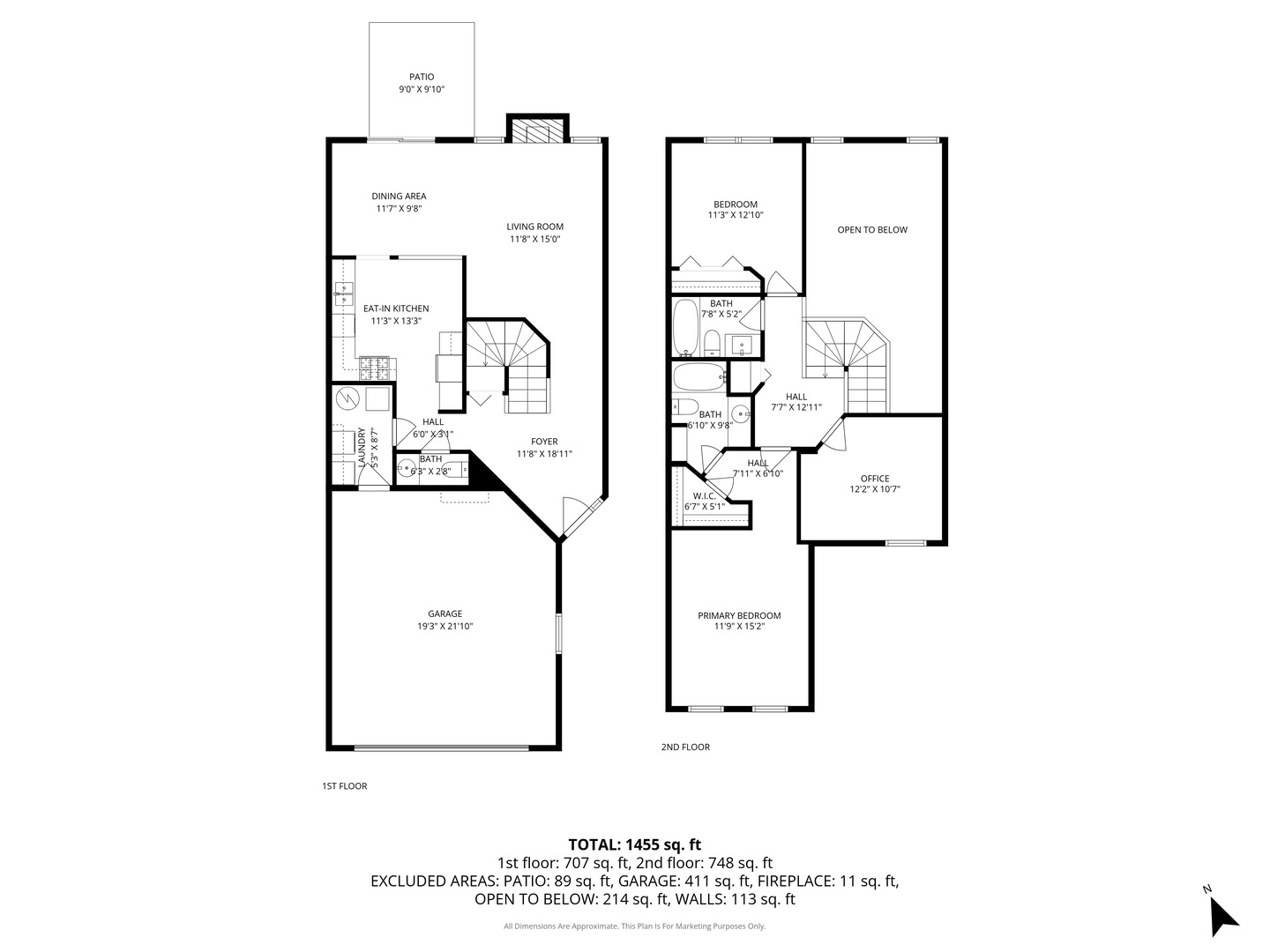 18 Peach Tree Court Algonquin, IL 60102 - Photo 22 of 23 a picture of a floor plan