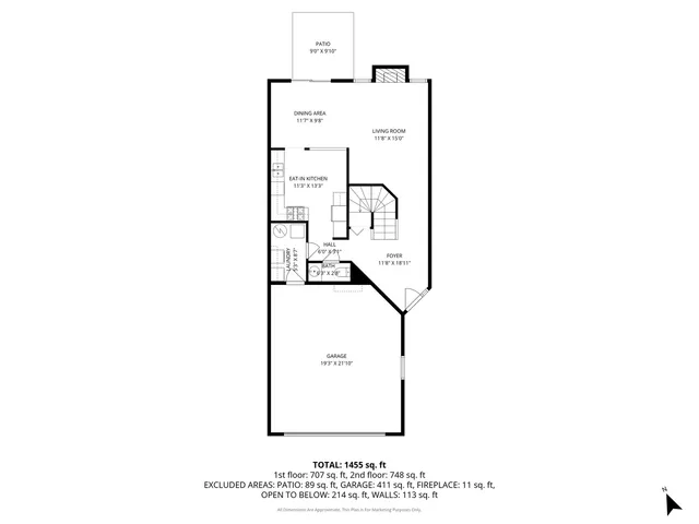 a picture of a floor plan
