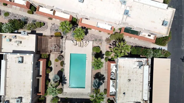 a house with a outdoor space