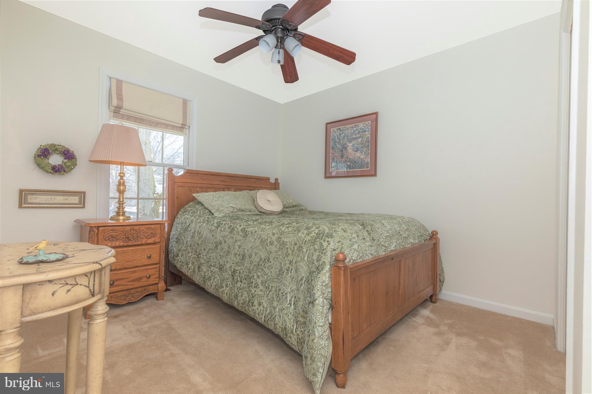 2404 Prentice Court Frederick, MD 21702 - Photo 16 of 33 Bedroom two with carpet and ceiling fan.