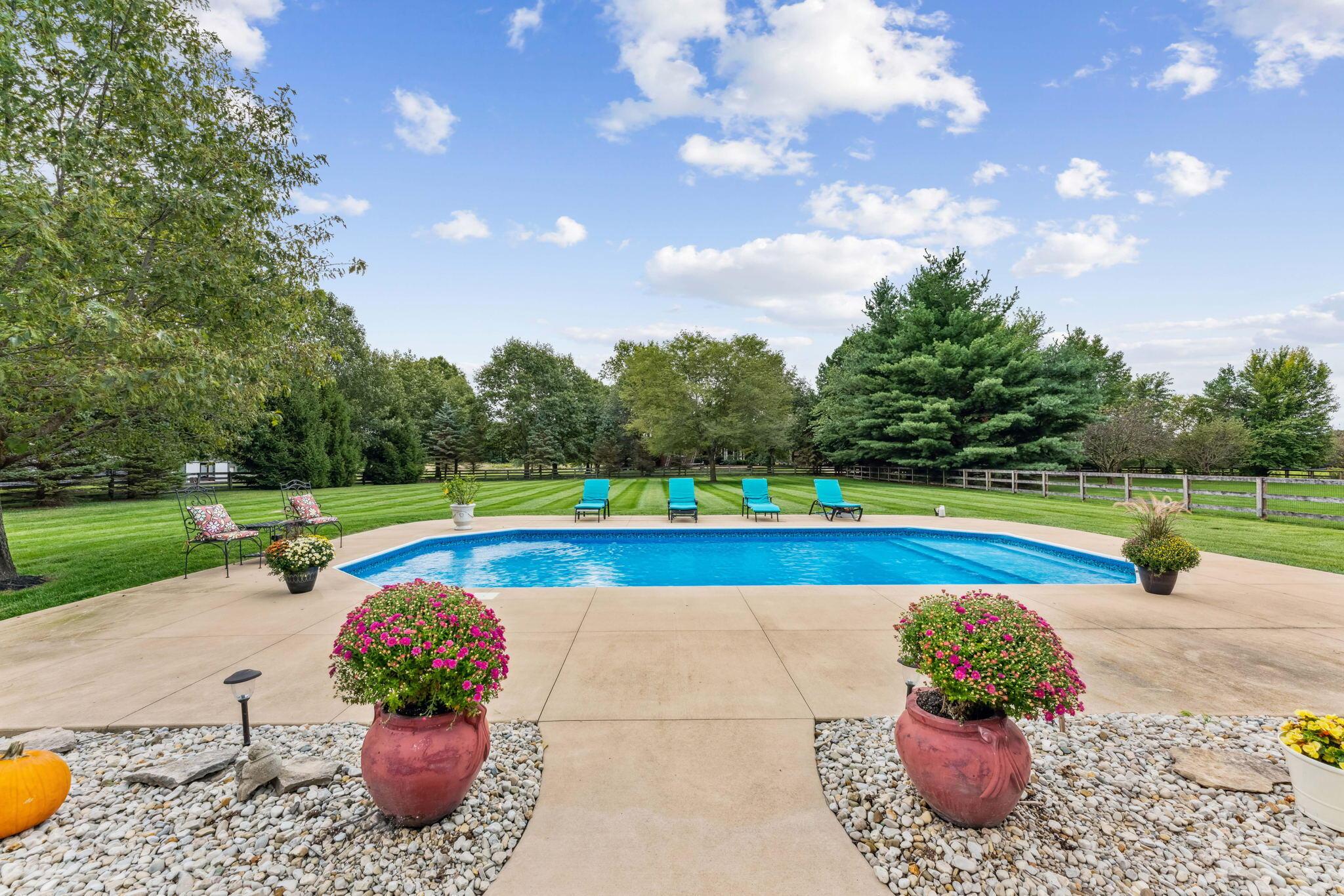 8242 Dustin Road Galena, OH 43021 - Photo 71 of 111 Additional concrete patio and pool installed 2017
