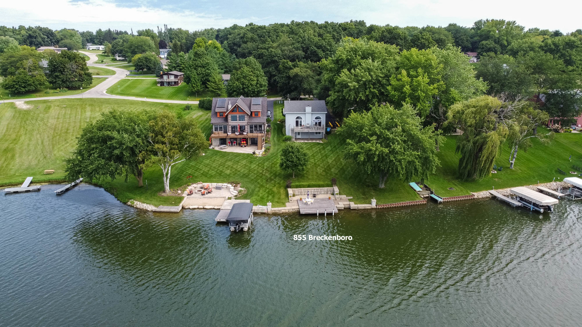 855 Breckenboro Road Lake Summerset, IL 61019 - Photo 28 of 31 a view of a lake with houses