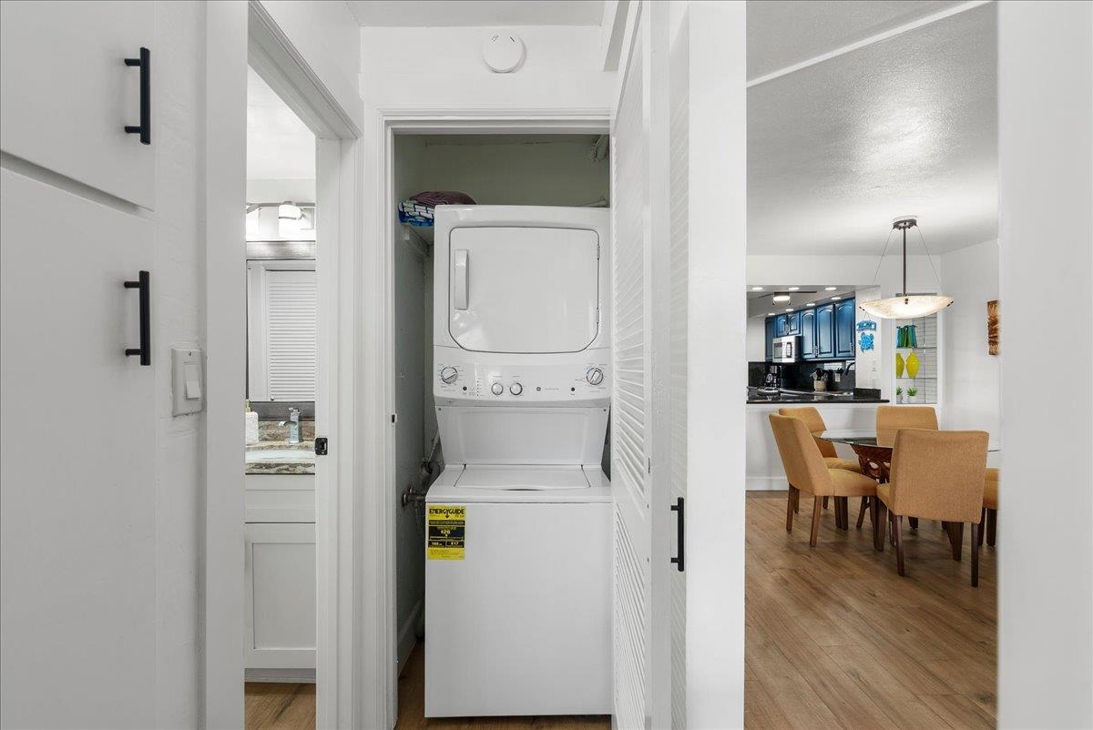 760 South Kihei Road, Unit 405 Kihei, HI 96753 - Photo 35 of 39 a view of kitchen with furniture and wooden floor