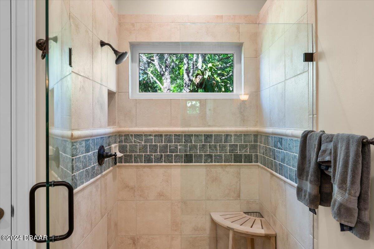 6 Old Canyon Lane Ormond Beach, FL 32174 - Photo 34 of 71 a bathroom with a shower and a bathtub