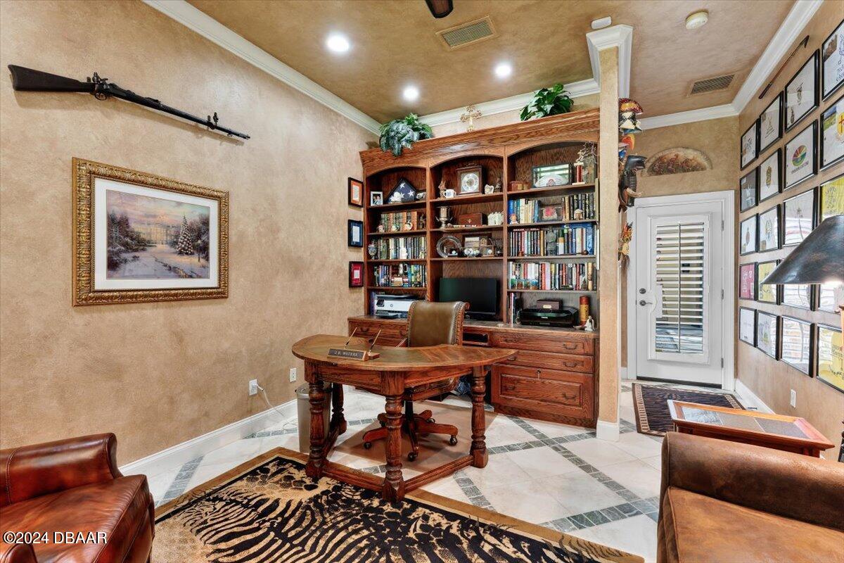 6 Old Canyon Lane Ormond Beach, FL 32174 - Photo 49 of 71 a work room with furniture