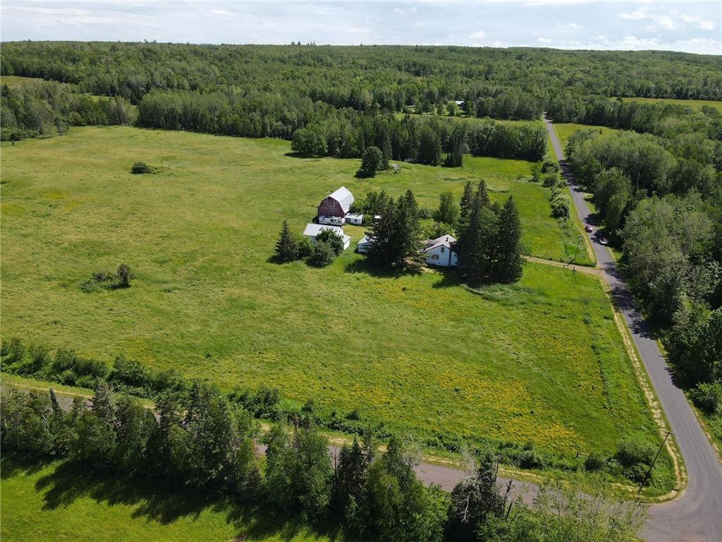 Aerial facing South
