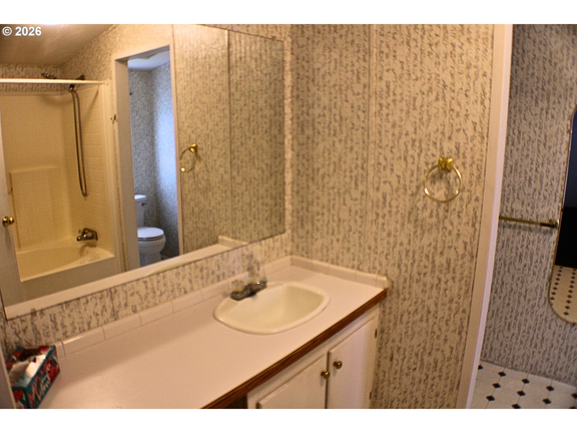 130 Stephanie Court Winston, OR 97496 - Photo 19 of 22 a bathroom with a sink and a mirror