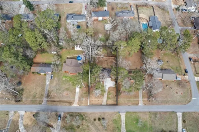 a view of city and mountain