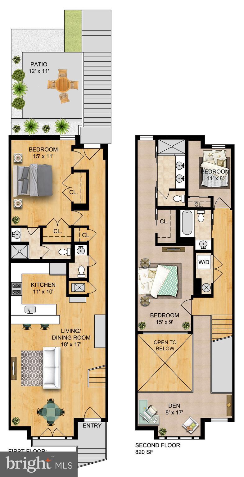 415 17th Street Northeast, Unit A Washington, DC 20002 - Photo 41 of 41 Floor Plan