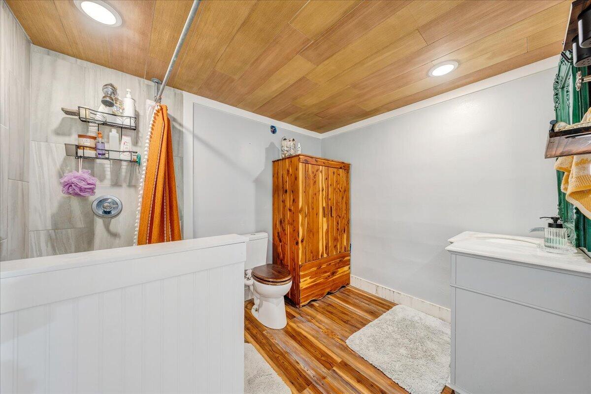 731 Eddies Road Salem, VA 24153 - Photo 31 of 48 Full bath Lower Level with wood accents