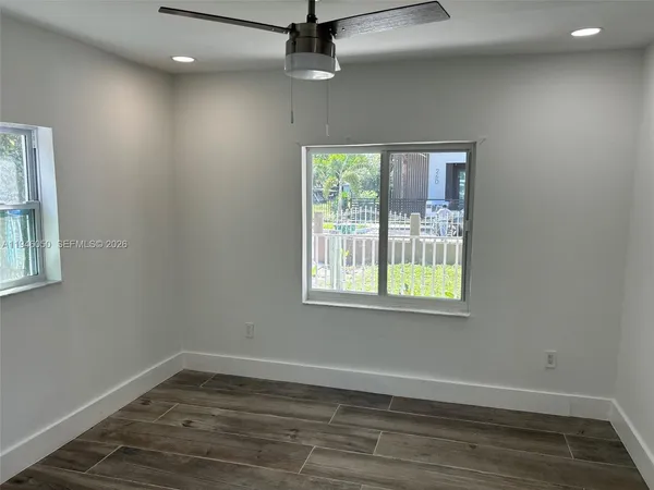wooden floor in an empty room