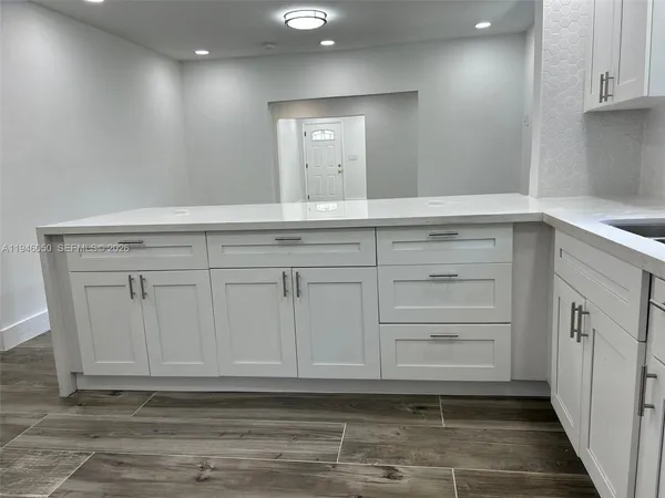 a view of an empty room