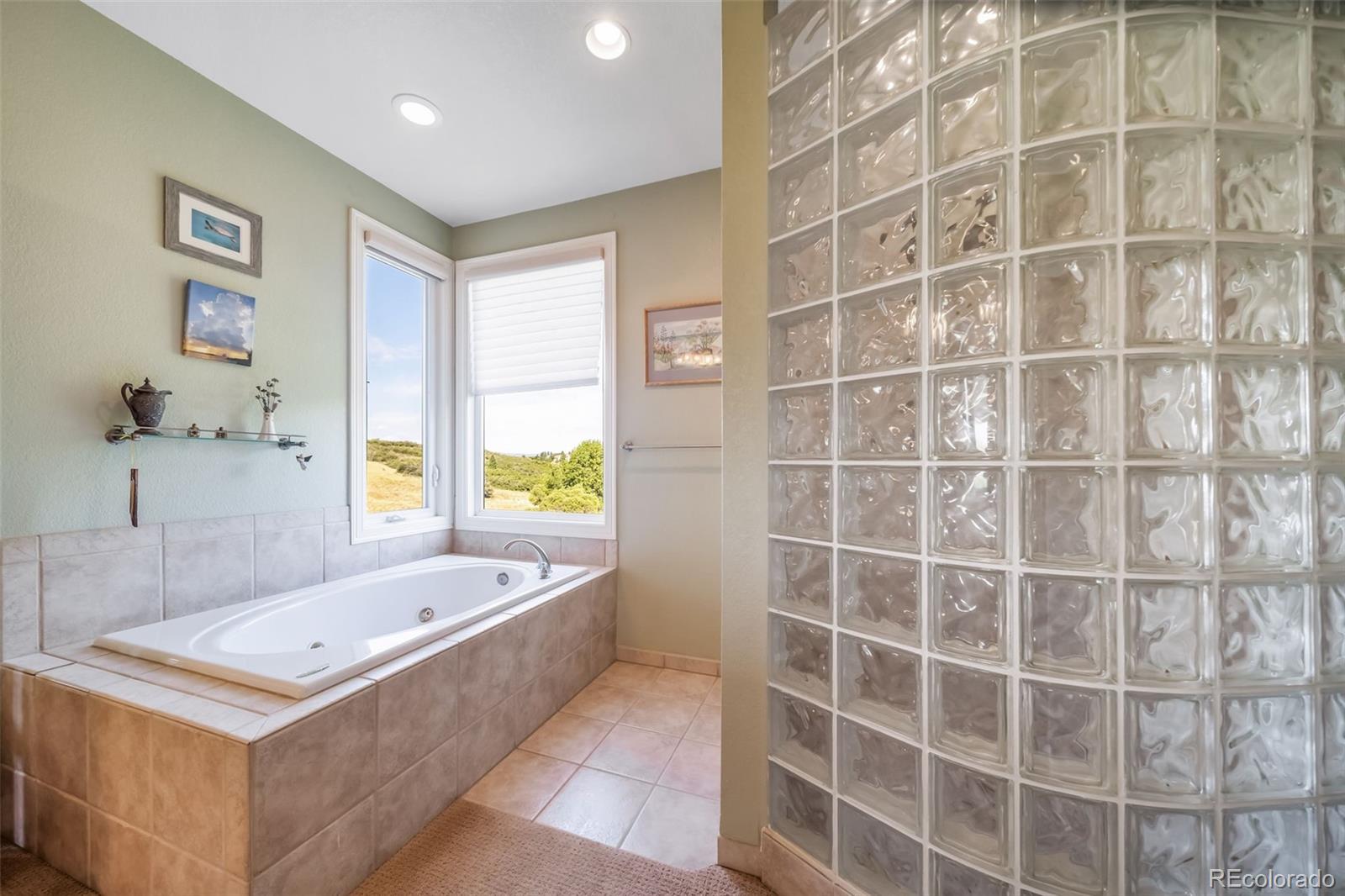 4612 High Spring Road Castle Rock, CO 80104 - Photo 30 of 50 a bathroom with a tub sink and mirror