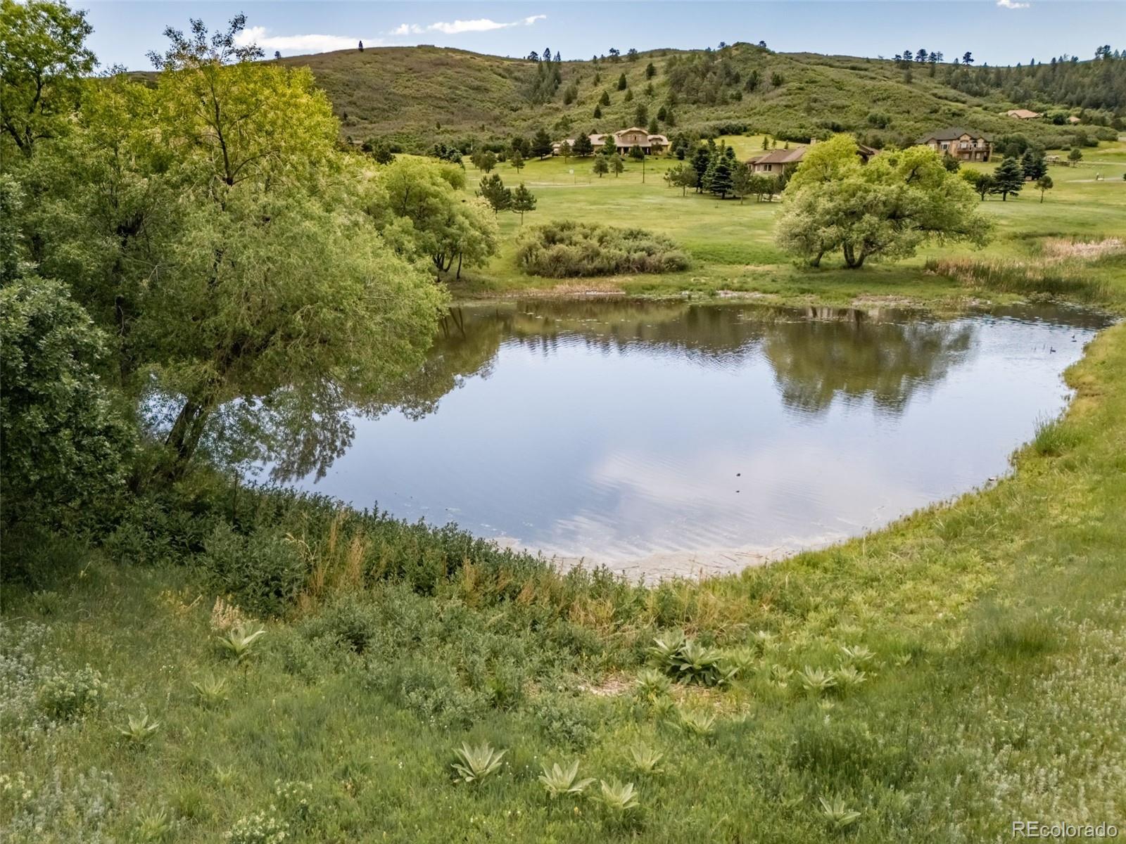 4612 High Spring Road Castle Rock, CO 80104 - Photo 49 of 50 a view of a lake with a mountain in the background