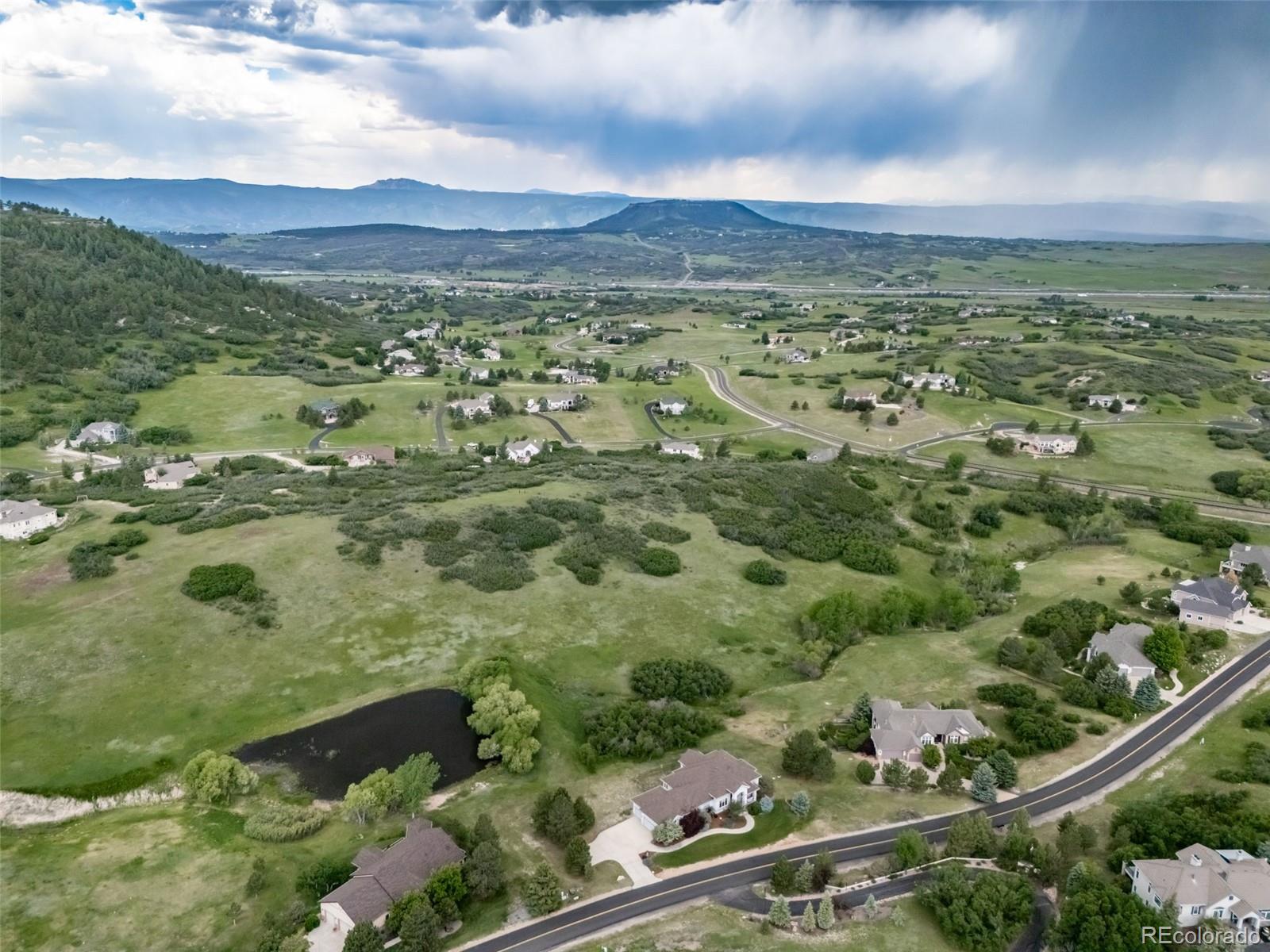 4612 High Spring Road Castle Rock, CO 80104 - Photo 5 of 50 a view of a city with mountains in the background
