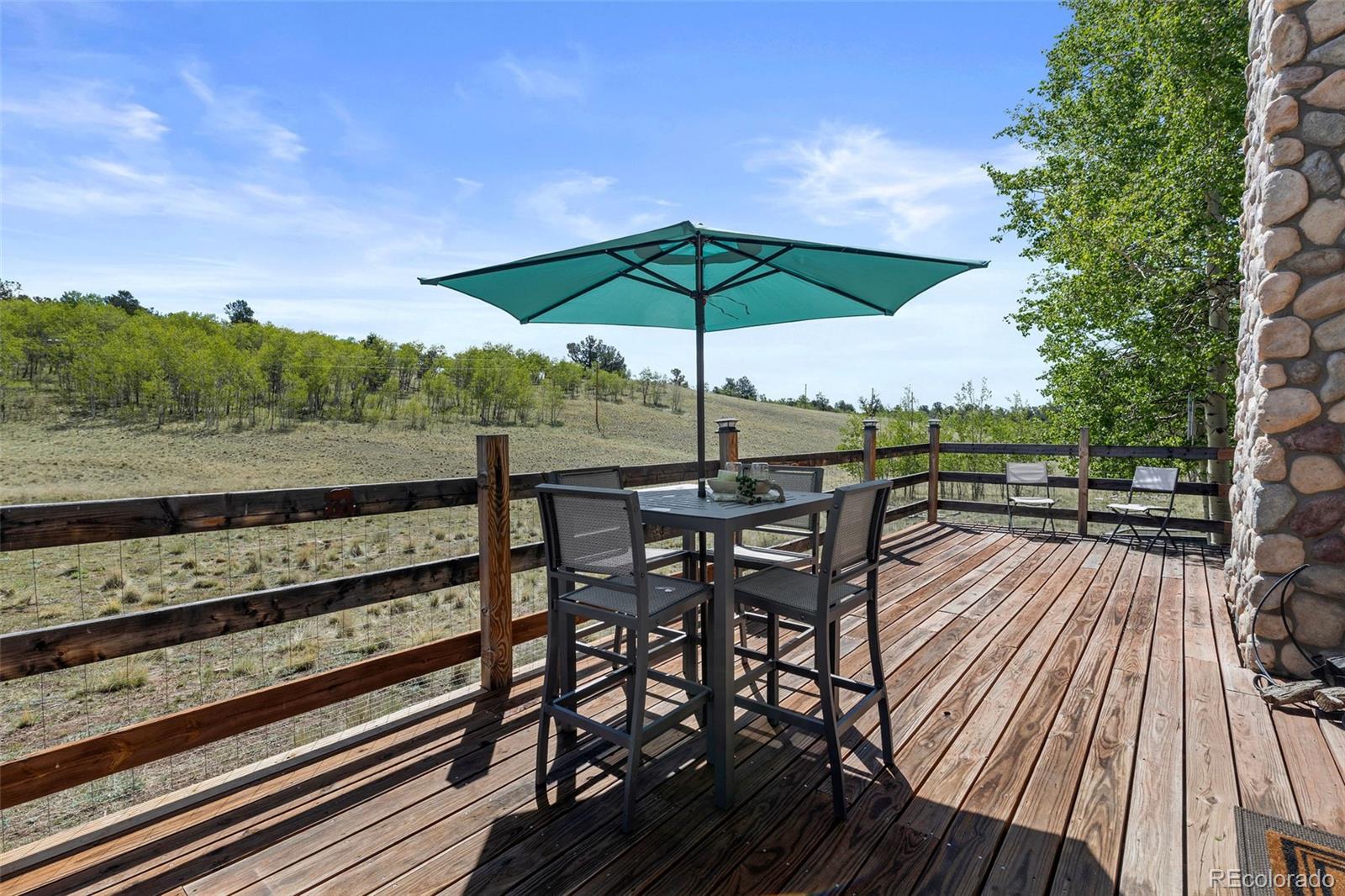 7551 Remington Road Como, CO 80432 - Photo 20 of 35 a view of a terrace with sitting area