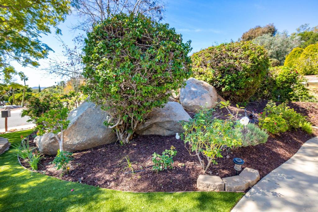 1402 Rimrock Drive Escondido, CA 92027 - Photo 12 of 69 a view of a garden with a flower garden