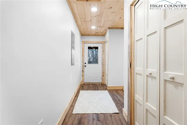 a view of front door