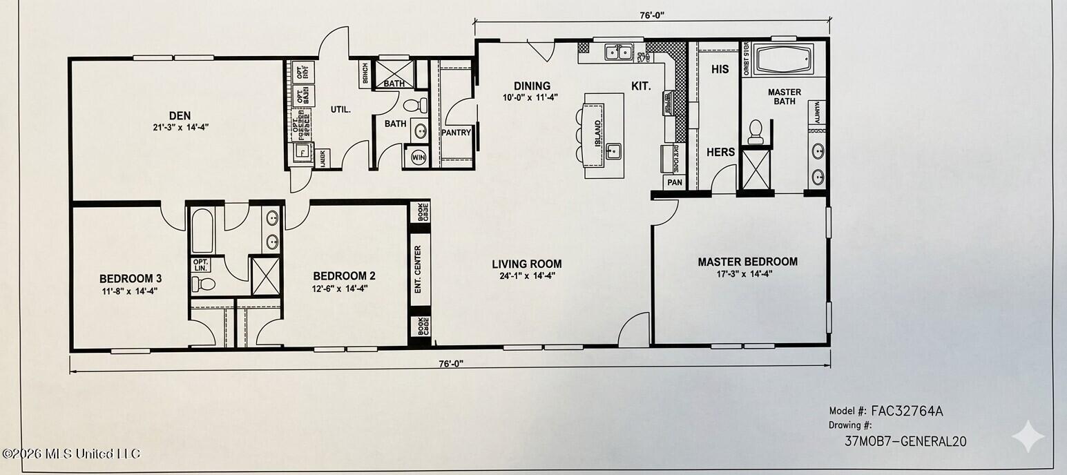 116 Lake Stephens Road Canton, MS 39046 - Photo 20 of 20 Floorplan