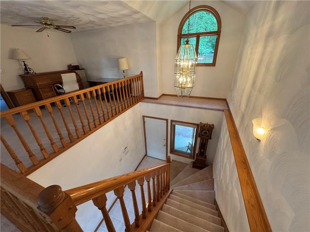 1509 Ray Road Penn Run, PA 15765 - Photo 20 of 29 Entry/Stairwell and large loft used as office