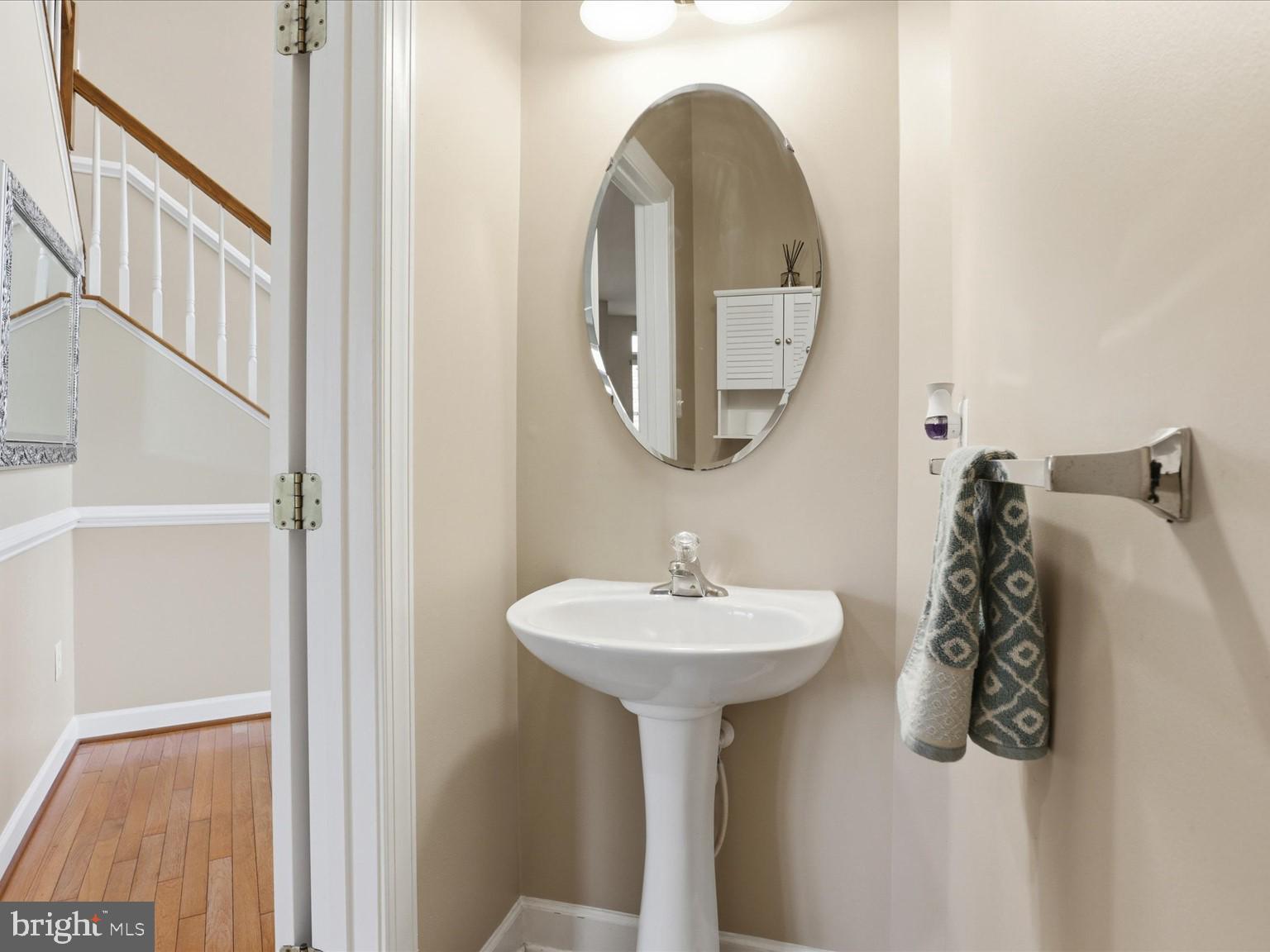 14202 Derby Ridge Road Bowie, MD 20721 - Photo 24 of 57 POWDER ROOM WITH PEDESTAL SINK