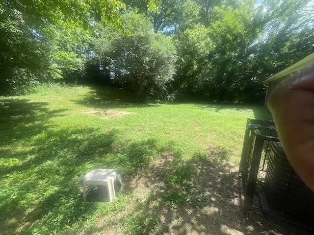 a view of outdoor space and yard