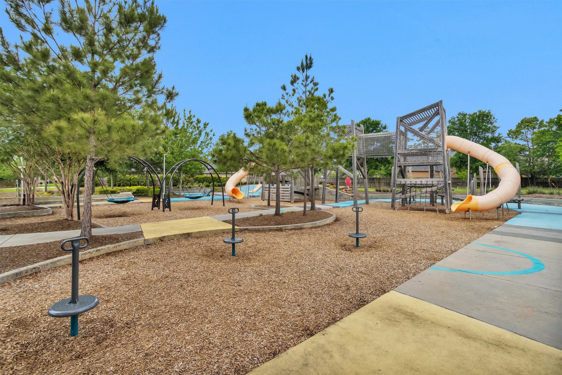 7419 Alderly Drive Spring, TX 77389 - Photo 43 of 49 a park view with a bench