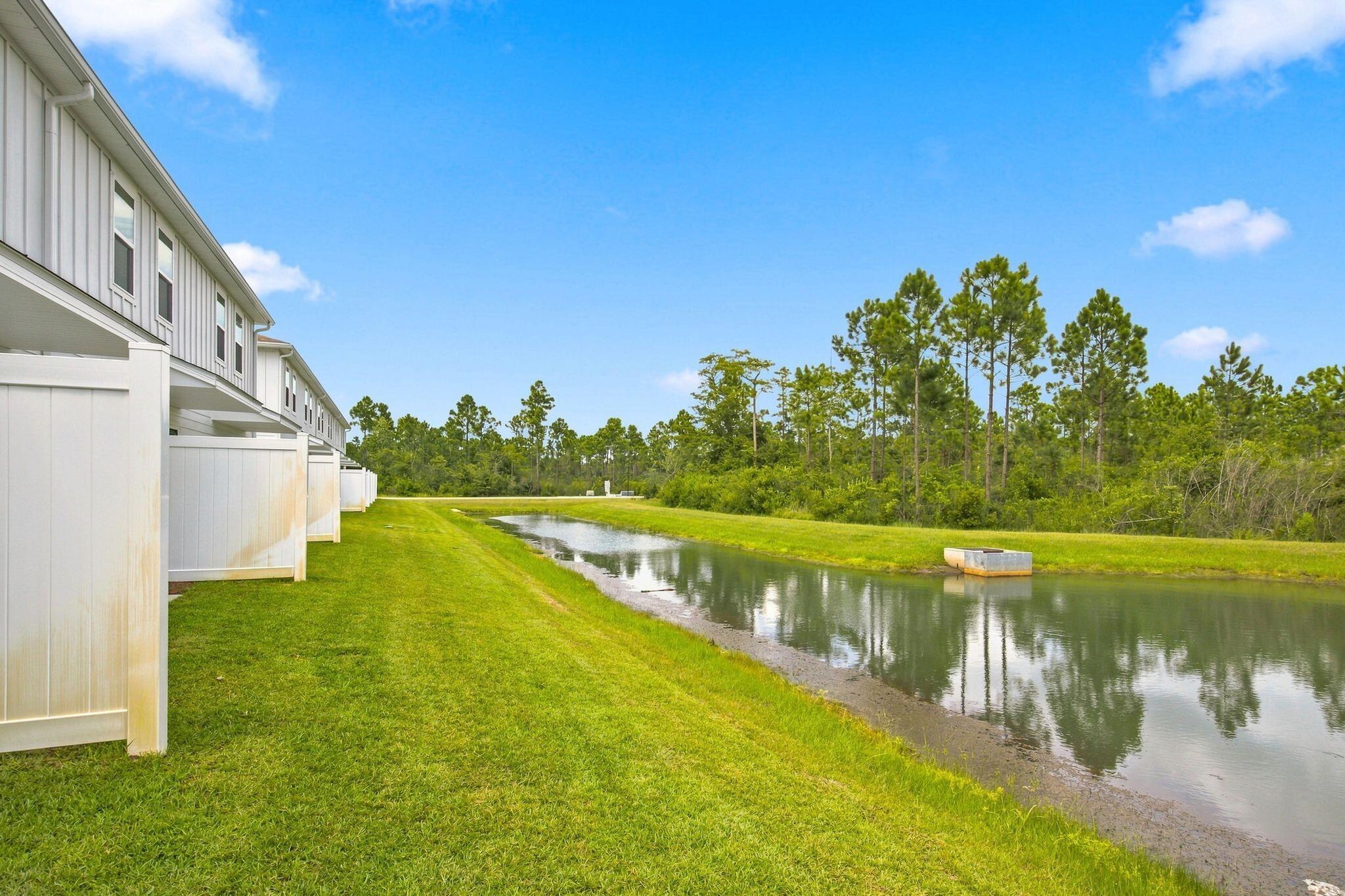 157 Hawk Street Santa Rosa Beach, FL 32459 - Photo 37 of 38 backyard pond