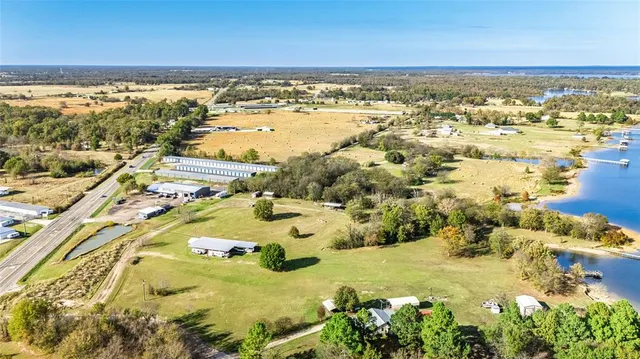 a view of an ocean and a mountain