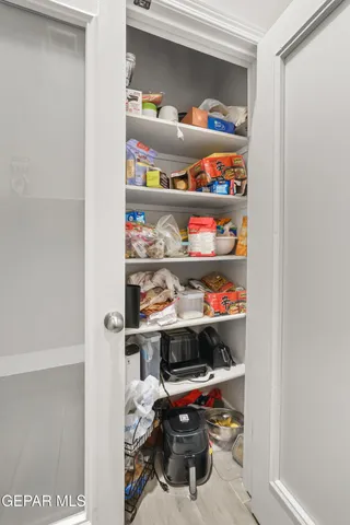 a bathroom with a white bathtub