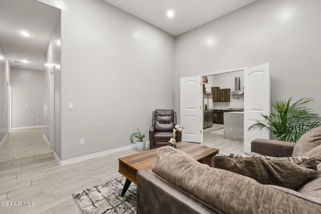 a white bath tub sitting in a bathroom