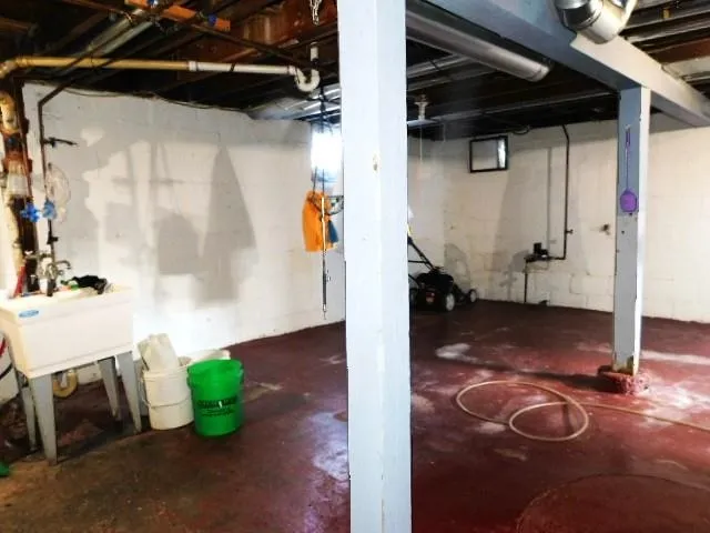 a view of water heater room