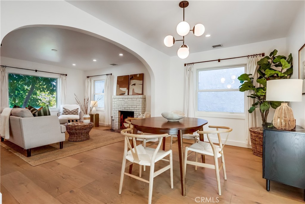 1007 Marview Avenue Los Angeles, CA 90012 - Photo 7 of 27 a view of a dining room with furniture window and wooden floor