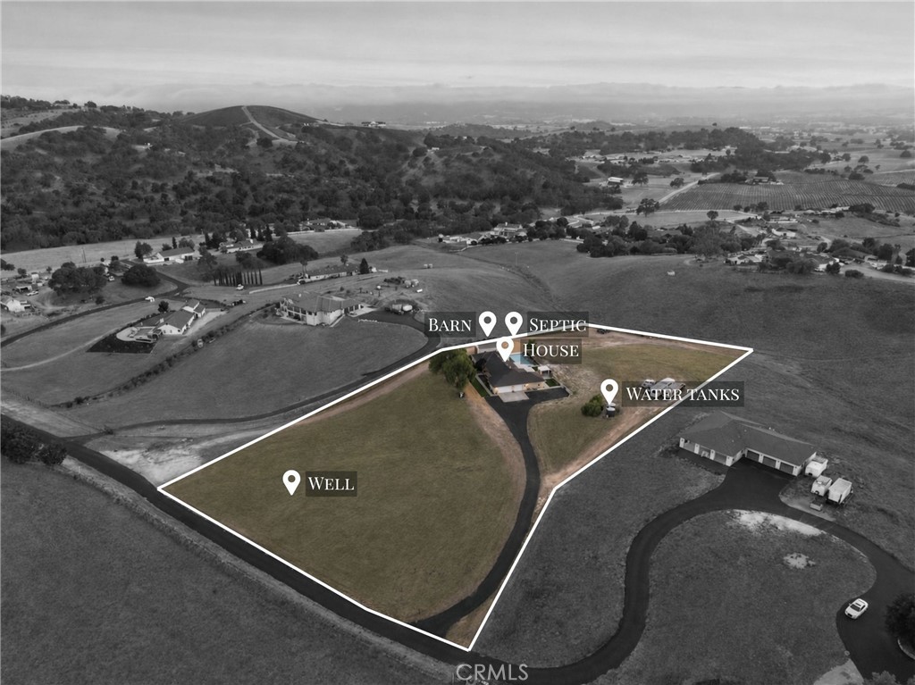 220 Cook Court Templeton, CA 93465 - Photo 3 of 45 an aerial view of residential houses with outdoor space