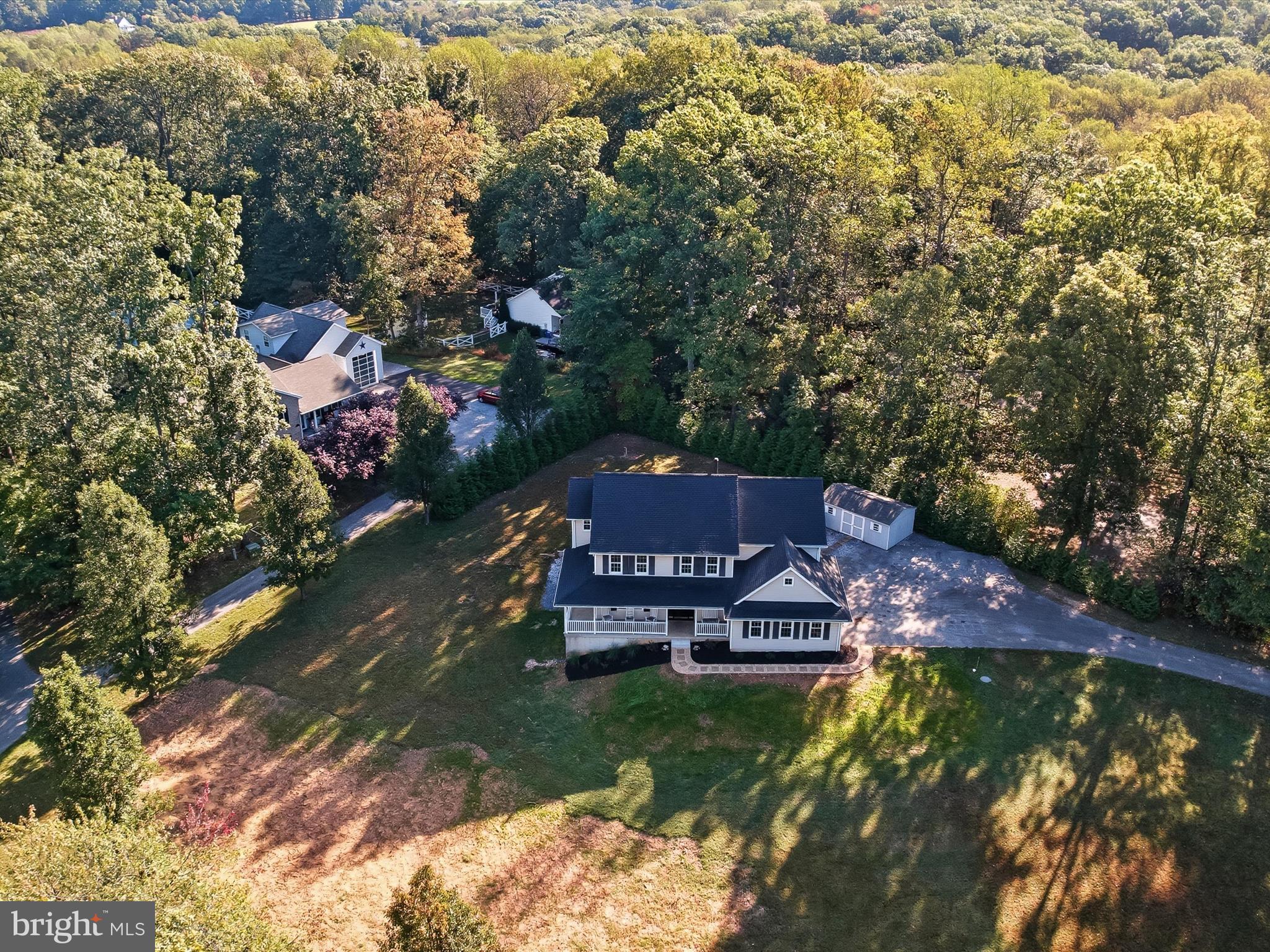 3720 Buffalo Road New Windsor, MD 21776 - Photo 100 of 115 an aerial view of a house with garden space ocean view