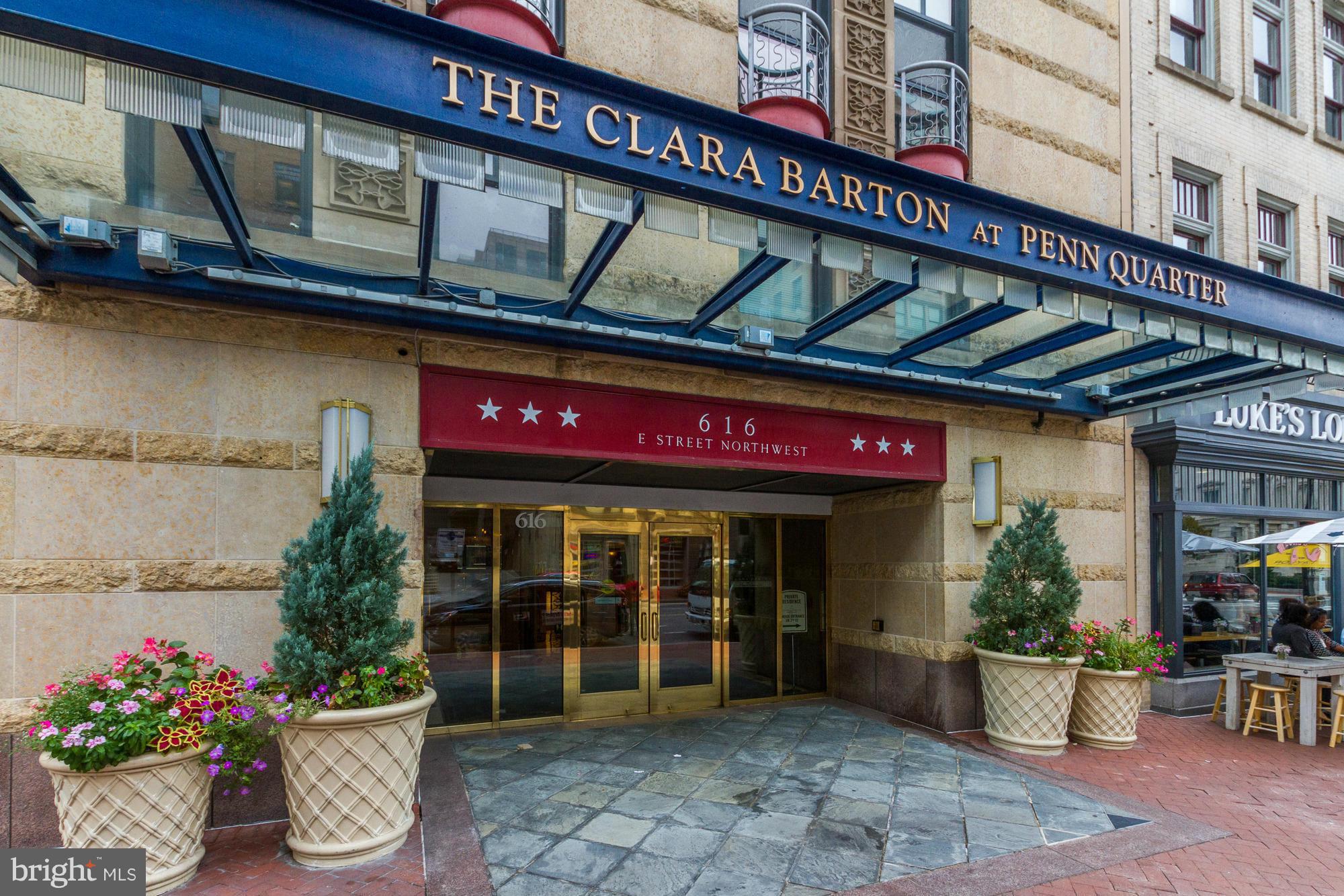 616 E Street Northwest, Unit 304 Washington, DC 20004 - Photo 2 of 28 Entrance to Clara Barton
