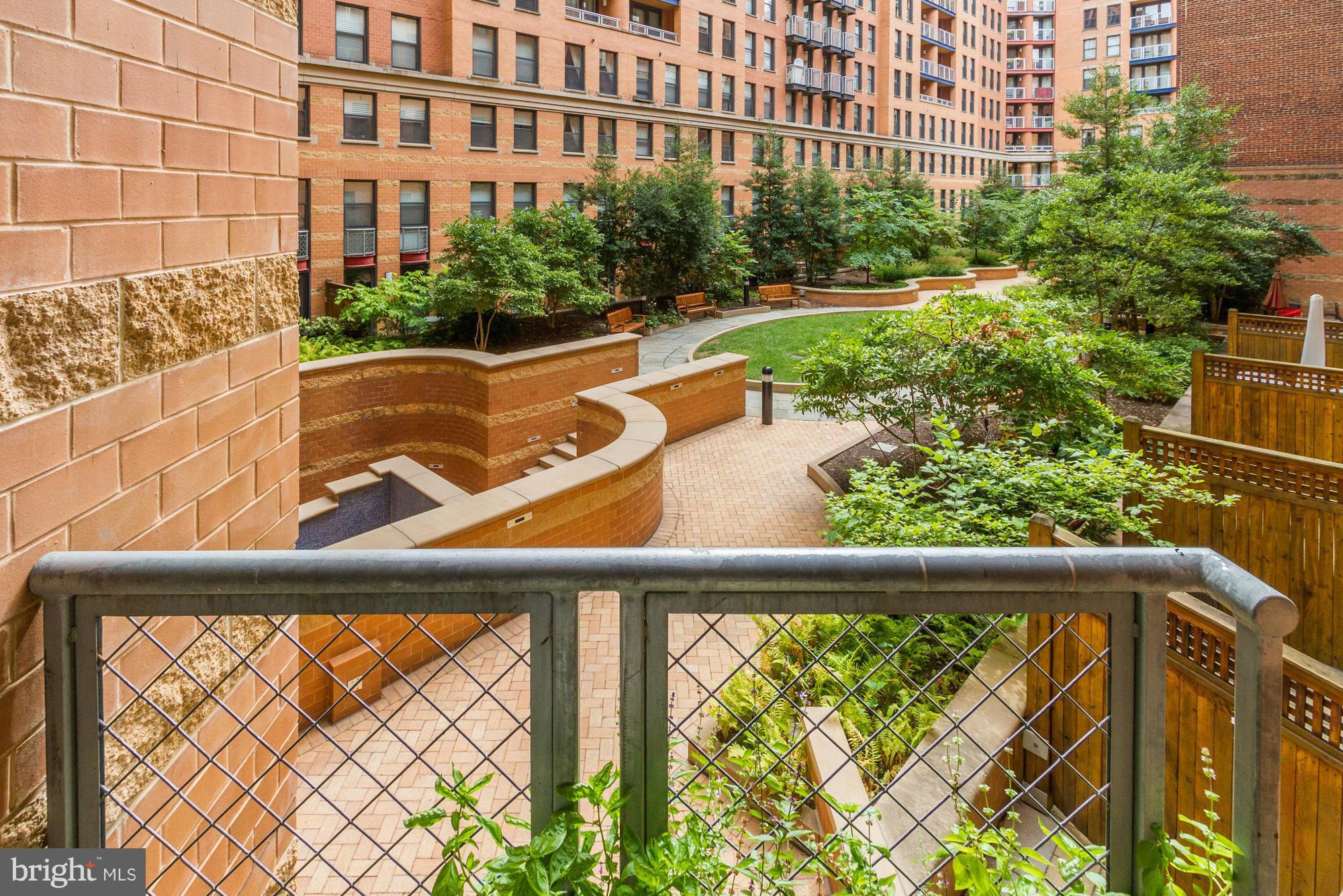 616 E Street Northwest, Unit 304 Washington, DC 20004 - Photo 19 of 28 Courtyard view from balcony