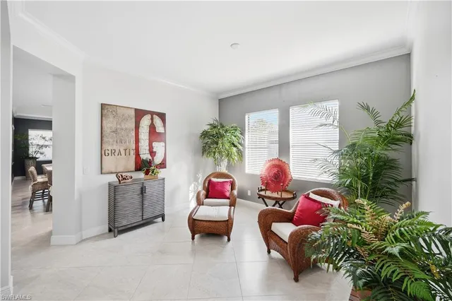 a outdoor space with furniture