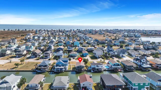 an aerial view of a city with lots of residential buildings
