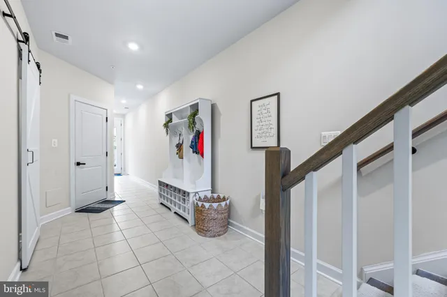 a view of a livingroom with a flat screen tv
