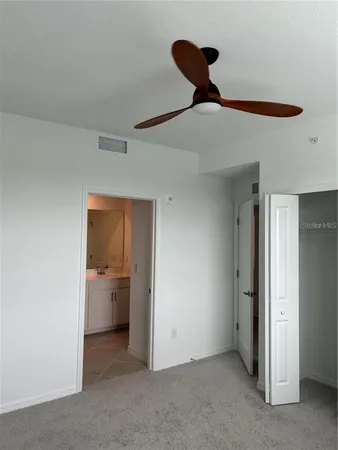 a view of an empty room