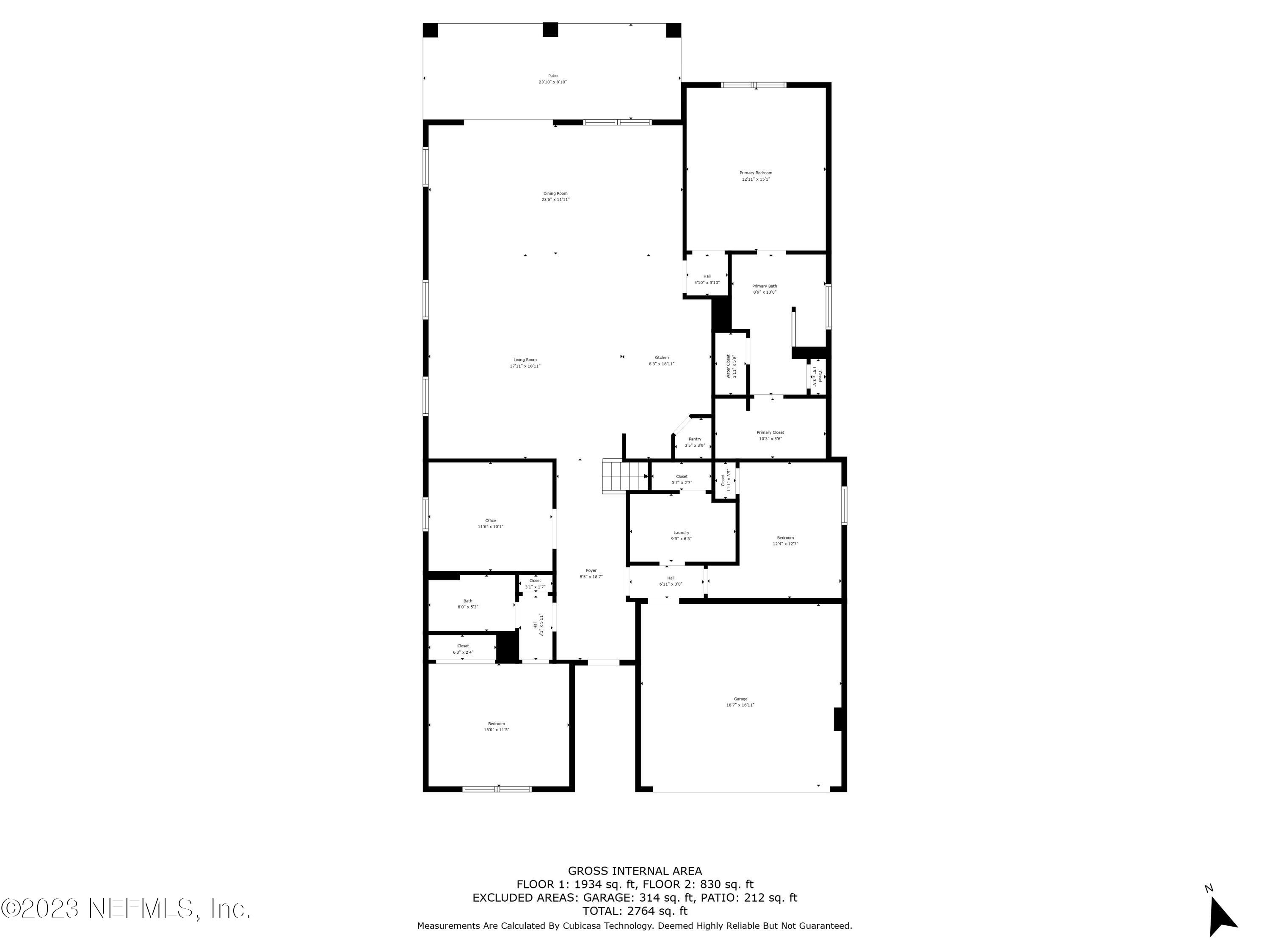 91 Broomsedge Circle St. Augustine, FL 32095 - Photo 45 of 45 a picture of a floor plan